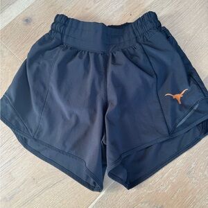 Lululemon Hotty Hot University of Texas Longhorns Sz 0 4” inseam